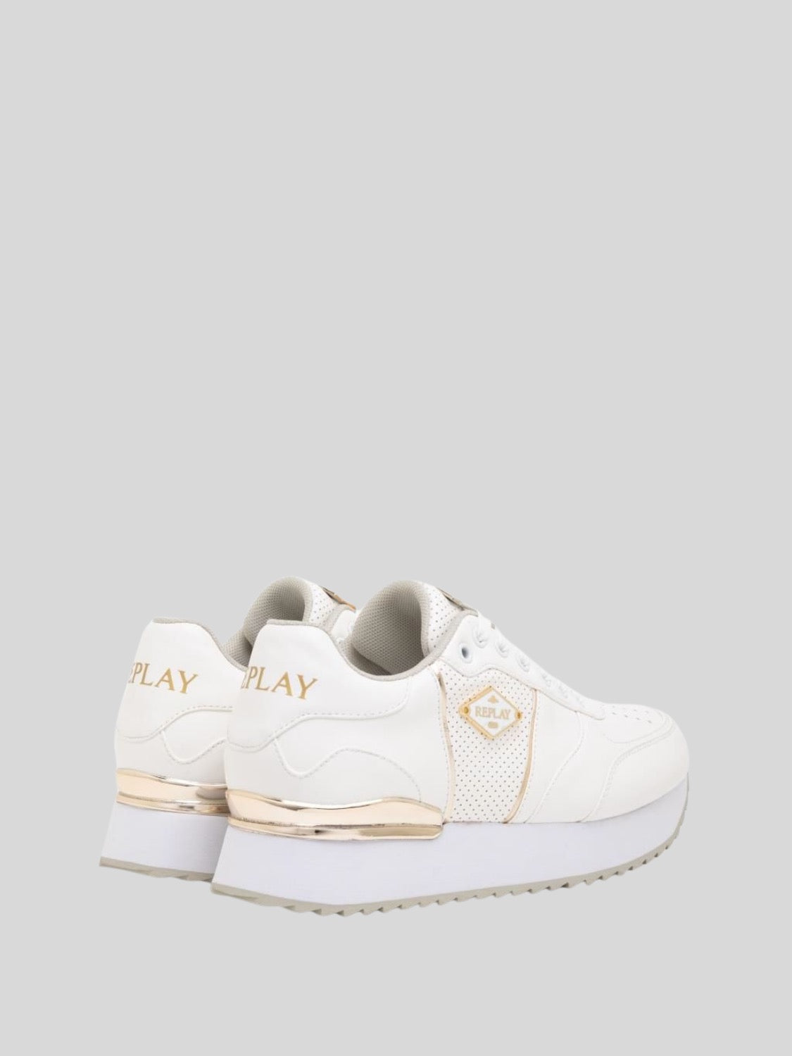 PENNY METAL WHITE SNEAKERS