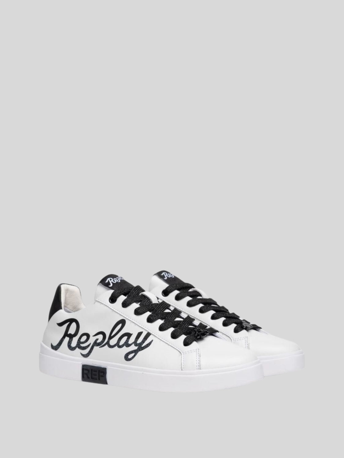 POLYS W WRITE WHITE BLACK SNEAKERS