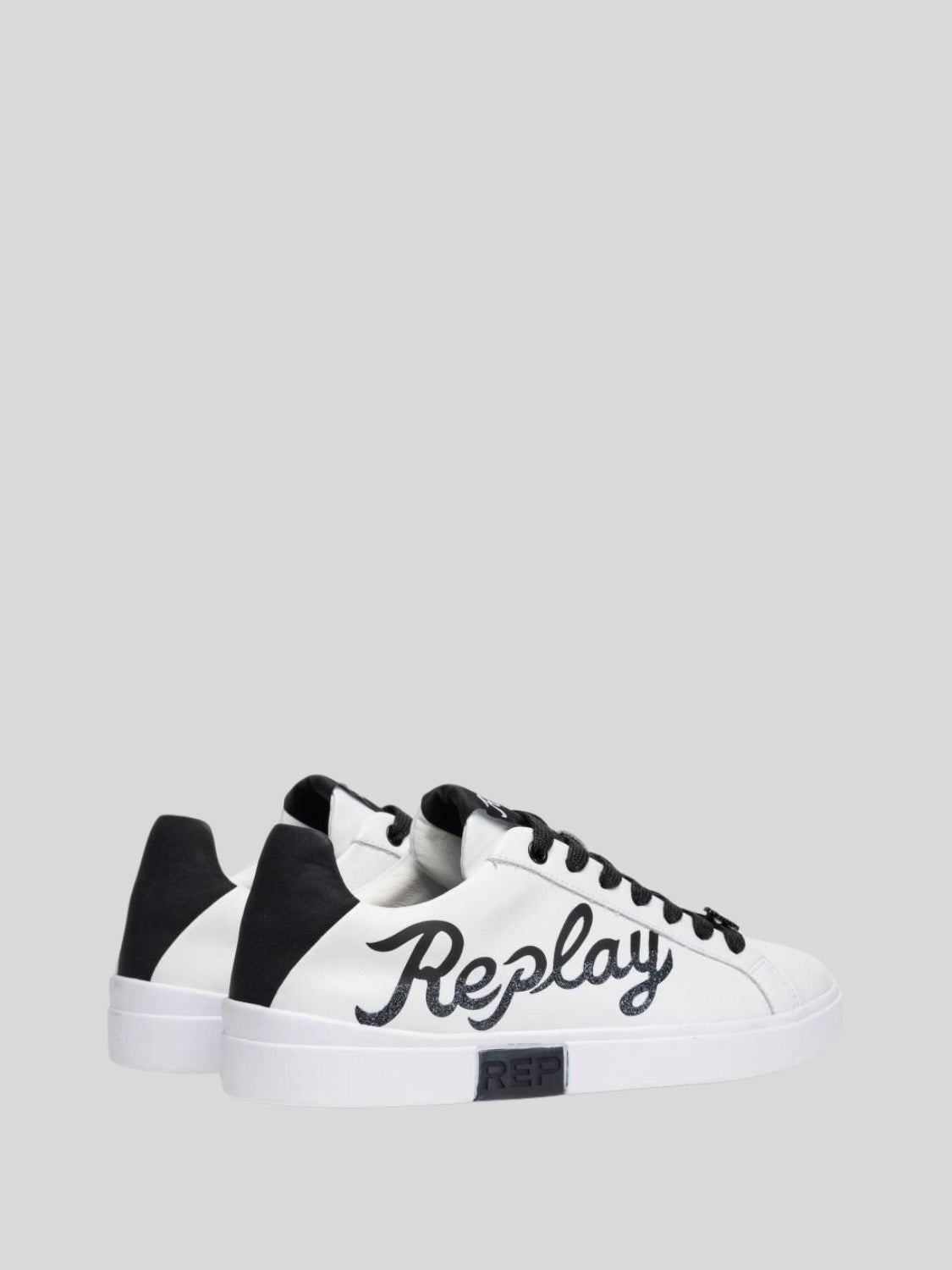 POLYS W WRITE WHITE BLACK SNEAKERS