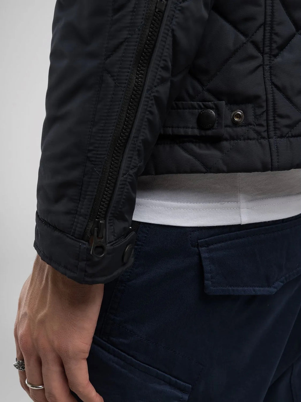 FULL-ZIP QUILTED JACKET