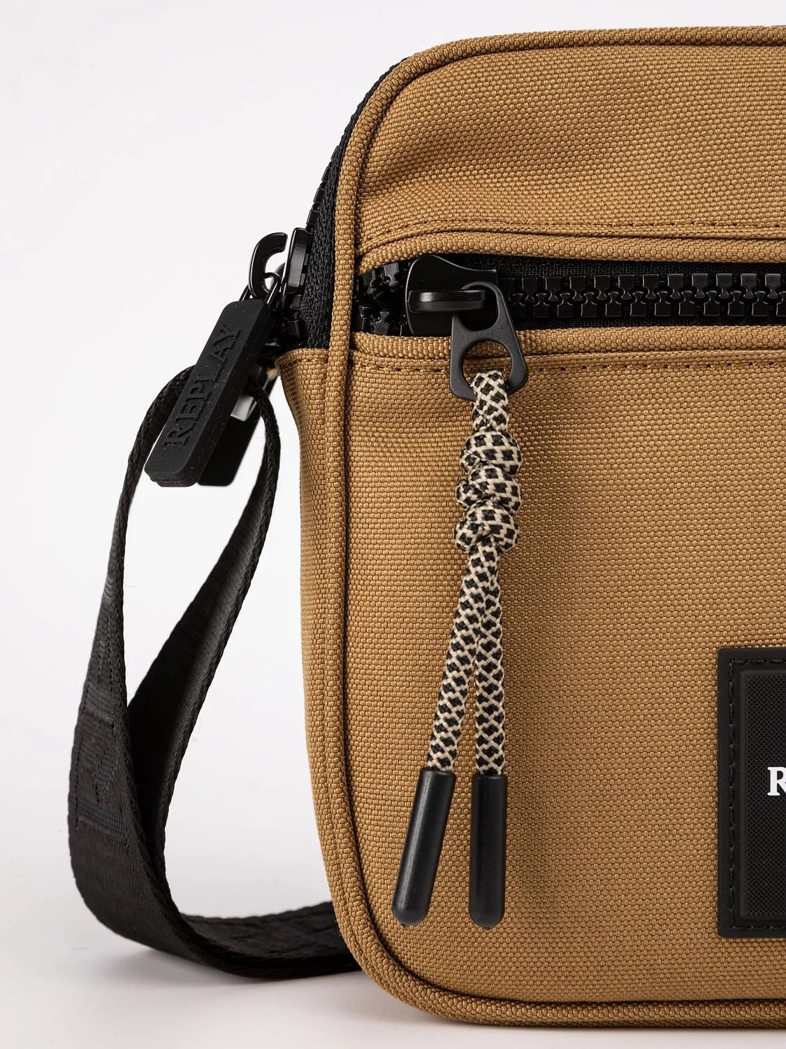 BUTTER NUT BAG WITH BRANDED SHOULDER STRAP