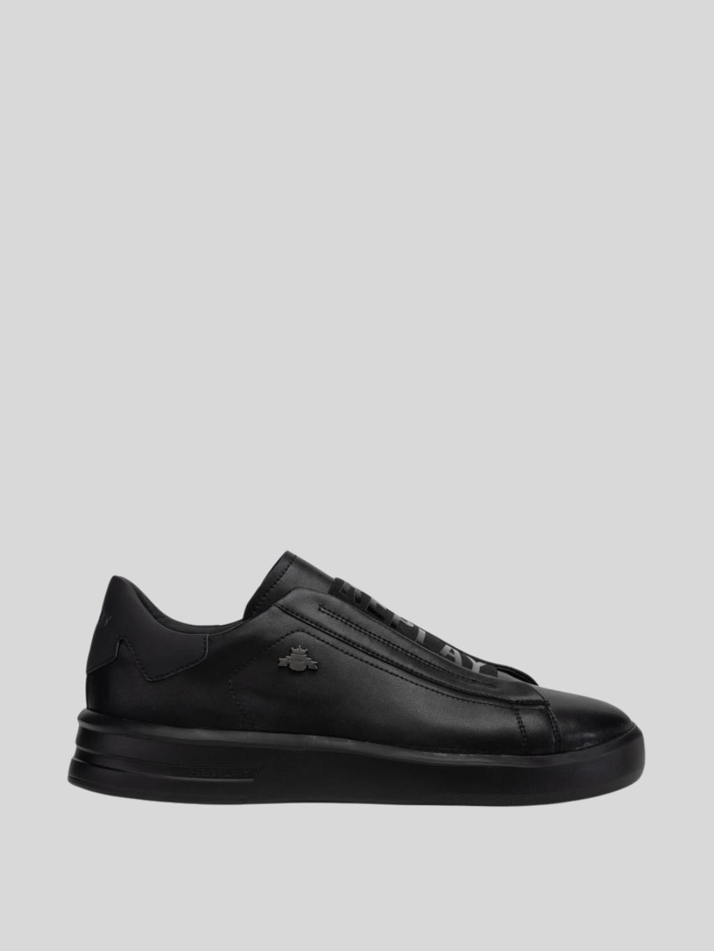 UNIVERSITY M SLIP BLACK SNEAKERS