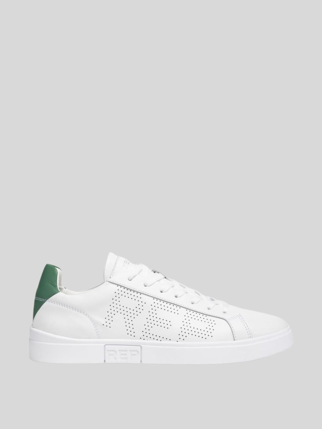 POLYS STUDIO WHITE GREEN SNEAKERS