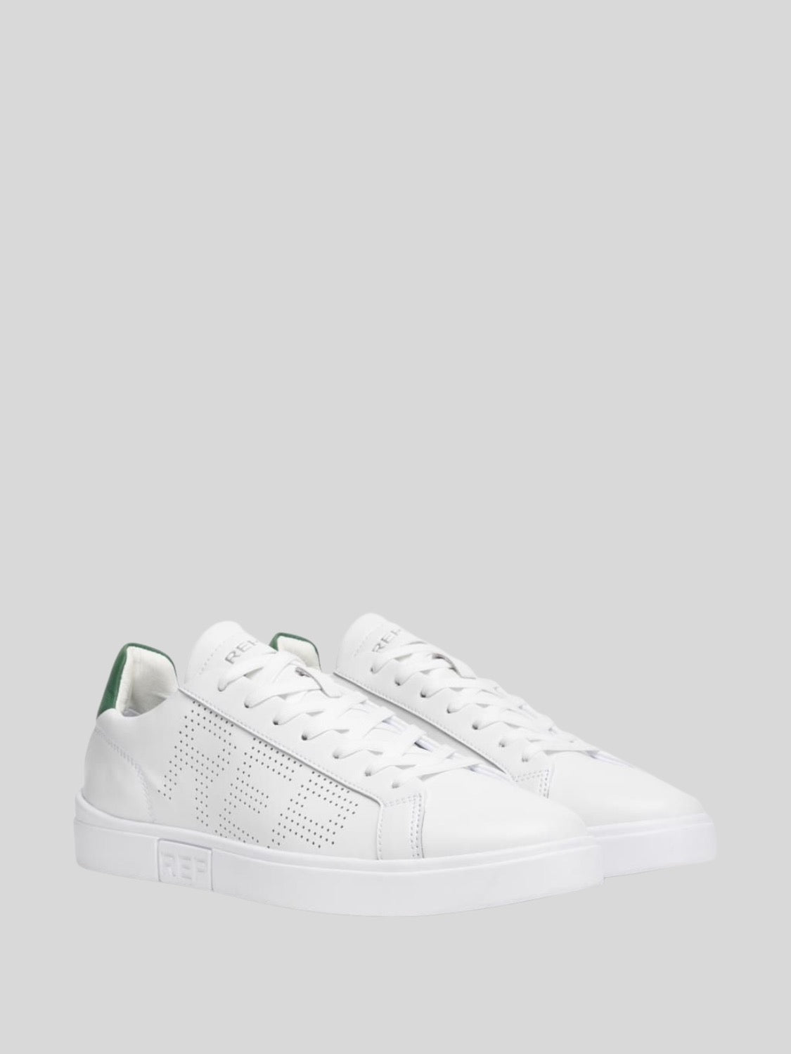 POLYS STUDIO WHITE GREEN SNEAKERS