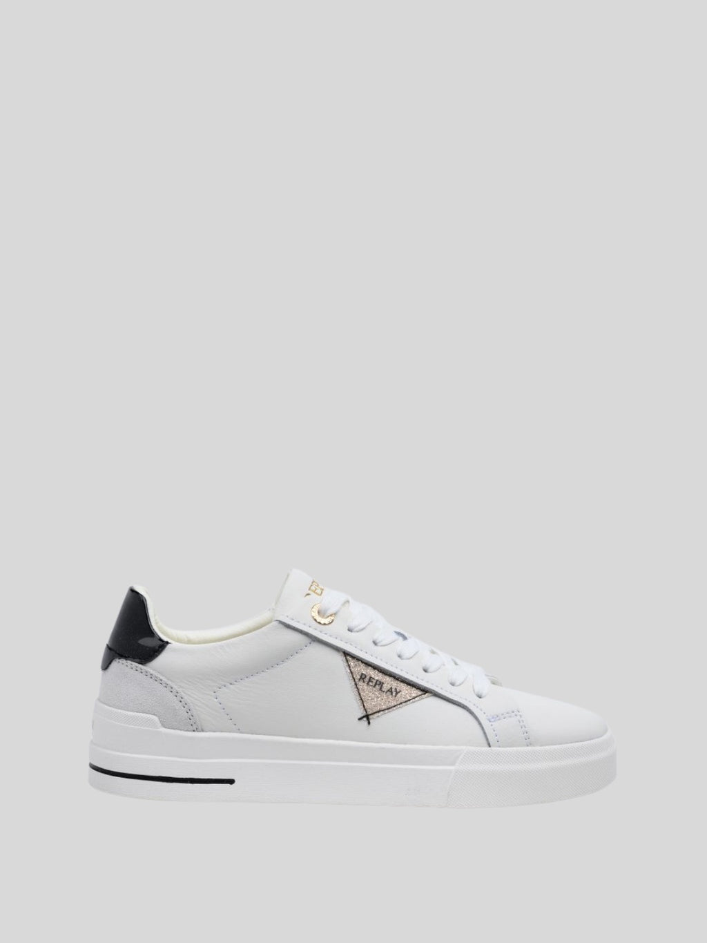 EVAN W POP WHITE BLACK SNEAKERS