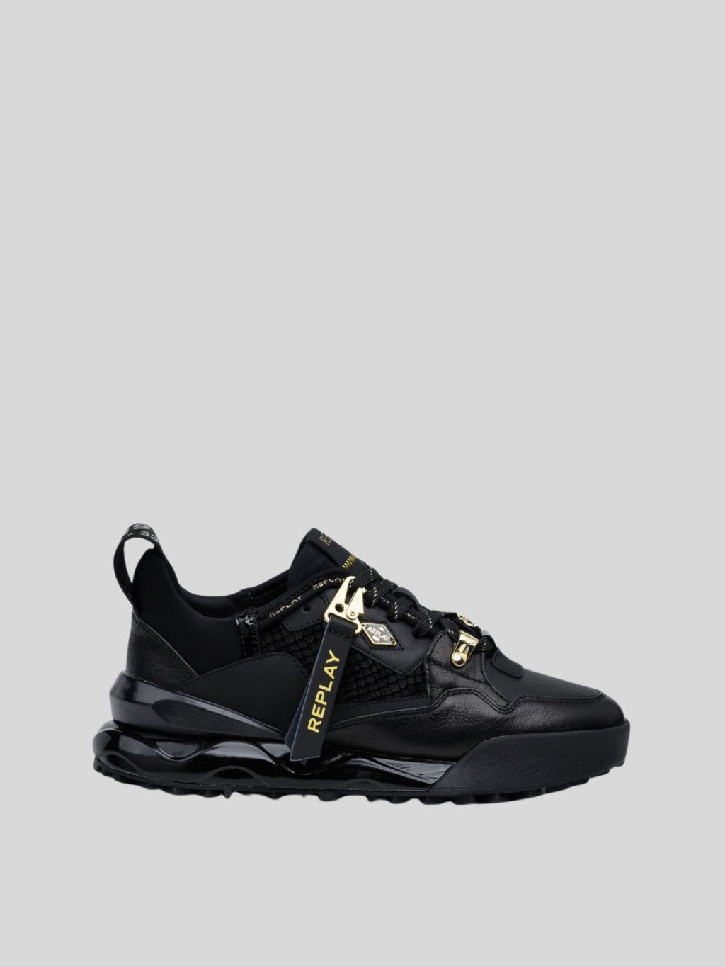 FIELD W SPEED PIPE BLACK SNEAKERS