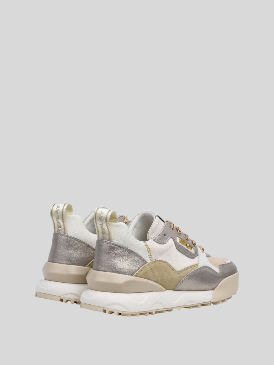 FIELD W METAL 2 PLATIN BEIGE SNEAKERS