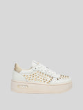 EPIC HIGH STUDS OFF WHITE PLATINUM SNEAKERS