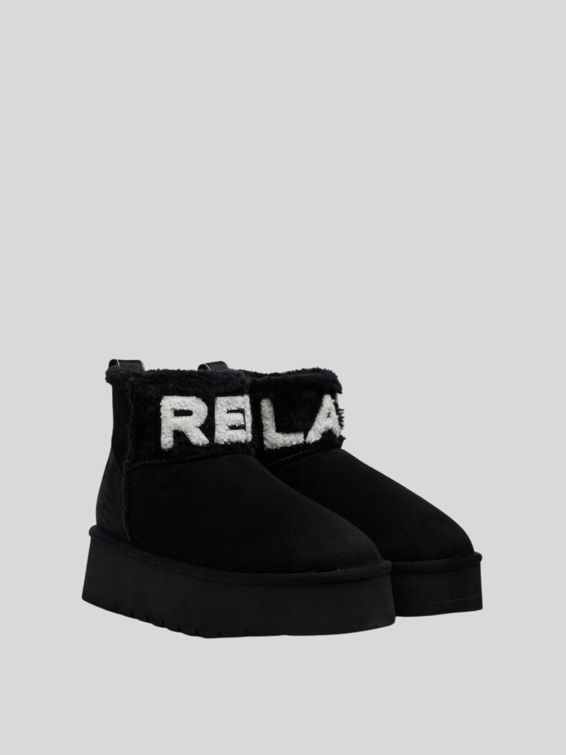 CHIC REP BLACK ANKLE BOOTS