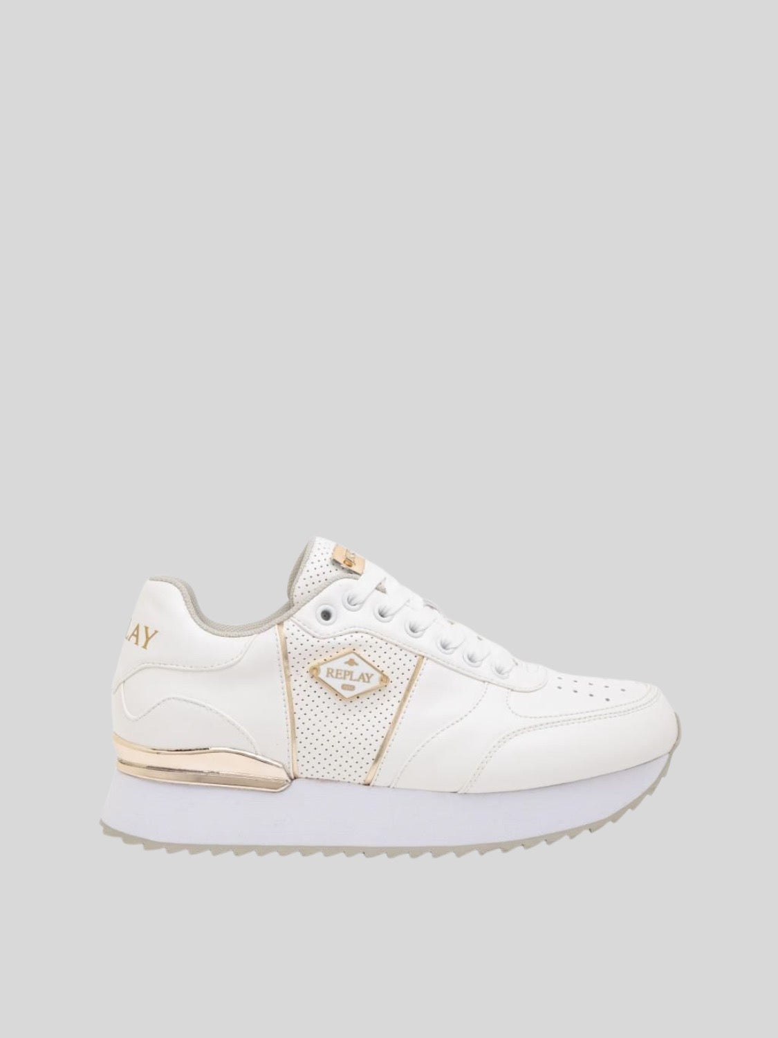 PENNY METAL WHITE SNEAKERS