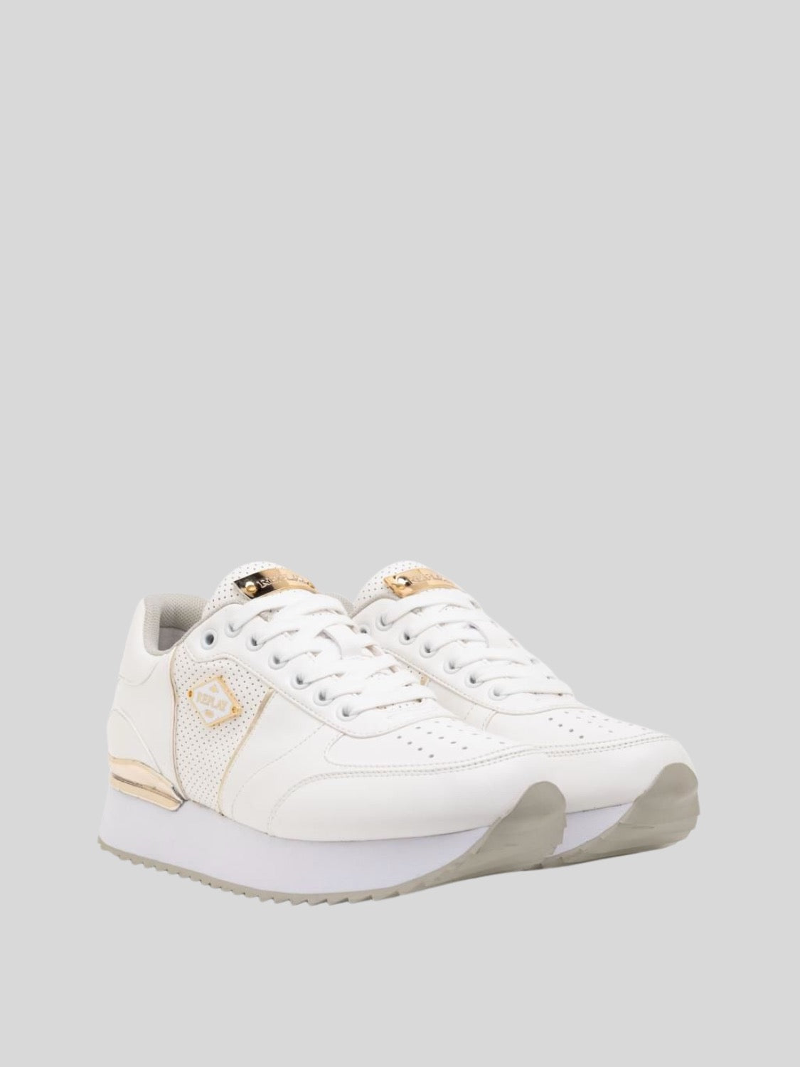 PENNY METAL WHITE SNEAKERS